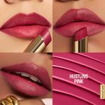 Buy Lakme 9to5 Hya Matte Lipstick With Hyaluronic Acid & Vitamin E, Hydrating, Smudge Proof, Long-lasting Up To 14Hrs - Hustling Pink - 3.6 gm - Purplle