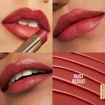 Buy Lakme 9to5 Hya Matte Lipstick With Hyaluronic Acid & Vitamin E, Hydrating, Smudge Proof, Long-lasting Up To 14Hrs - Rust Result - 3.6 gm - Purplle