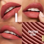 Buy Lakme 9to5 Hya Matte Liquid Lipstick With Hyaluronic Acid & Vitamin E, 2X Hydration, Long-lasting, Transferproof, Weightless Vacation Nude - 5.3 ml - Purplle
