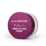 Buy Hilary Rhoda The Setting Duo Compact & Loose Powder | 2-in-1 Compact & Loose Powder | | Matte Finish | Blends Effortlessly | Oil Control Compact | 32 gm (Beige | Shade 03) - Purplle