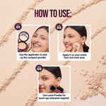 Buy Hilary Rhoda The Setting Duo Compact & Loose Powder | 2-in-1 Compact & Loose Powder | | Matte Finish | Blends Effortlessly | Oil Control Compact | 32 gm (Beige | Shade 03) - Purplle