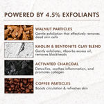 Buy mCaffeine Pore Clearing Coffee Cookie Face Scrub | Remove Blackheads & Detan | 4.5% Exfoliants - Walnuts, Coffee, Charcoal, Clay for Glowing Skin - 100 gm - Purplle