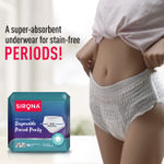 Buy Sirona Disposable Period Panties for Women | M - L | 360° Sanitary Protection for Heavy Flow | Panty like Fit | Full back Coverage | No Leakage, No Rashes, No Discomfort | Maternity Panties with High Absorbency | Pack of 10 - Purplle