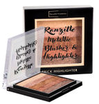 Buy Ronzille Shimmer Baked Blusher and Brick Highlighter - 01 - Purplle