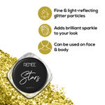 Buy RENEE Stars Face & Body Glitter - Gold 5 gm - Purplle