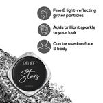 Buy RENEE Stars Face & Body Glitter - Silver 5 gm - Purplle