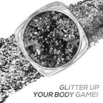 Buy RENEE Stars Face & Body Glitter - Silver 5 gm - Purplle