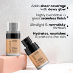 Buy RENEE Face Base Serum Foundation -04 Retro 25 ml - Purplle