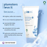 Buy Plum 2% Niacinamide Face Wash With Rice Water | Brightens Skin & Smoothens Skin | Gentle & Non-Drying (150 ml) - Purplle