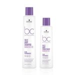 Buy Schwarzkopf Professional Bonacure Frizz Away Smoothness Set with Babassu Oil [Conditioner 200 ml + Shampoo 250 ml] - Purplle