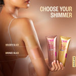 Buy Lakme Lumi Lit Highlighter in Body Lotion with Hyaluronic Acid - Bronze 100 gm - Purplle
