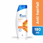 Buy Head & Shoulders Anti Hairfall Anti Dandruff Shampoo, 180 ml - Purplle