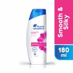 Buy Head and Shoulders Smooth and Silky Shampoo (180 ml) - Purplle