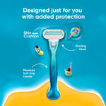 Buy Gillette Venus Smooth Combo pack | Razor plus 2 refills | Aloe vera smooth 1 pc - Purplle