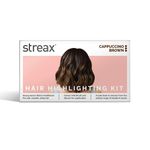 Buy Streax Mini Hair Colour Highlight Kit, Cappuccino Brown, DIY Application, 75 gm - Purplle