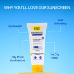 Buy DERMDOC SPF 50 Ultra Light SPF Daily Glow Sunscreen (70 gm) | 50 gm + Extra 20 gm Free | Face Sunscreen | Lightweight | Non-Greasy | 0 White Cast | Oily Skin Friendly | Sunblock | PA+++ | Non-Comedogenic - Purplle