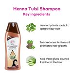 Buy AYUR HERBALS Henna Tulsi Shampoo 1000 ml I Perfect Hair & Scalp Vitalizer I Pack of 1, Unisex - Purplle