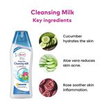 Buy AYUR HERBALS Deep Pore Cleansing Milk 500 ml I With Aloevera, Rose & Cucumber I Pack of 1, Unisex - Purplle