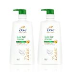 Buy Dove Hair Fall Rescue Duo (Shampoo 650 ml x 2) - Purplle