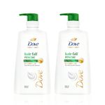 Buy Dove Hair Fall Rescue Duo (Shampoo 650 ml x 2) - Purplle