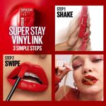 Buy Maybelline Superstay Vinyl Ink Liquid Lipstick, Peppy | High Shine Color That Lasts for 16 HR - 4.2 ml - Purplle