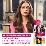 Buy L'Oreal Paris Casting Creme Gloss Hair Color - Ebony Black 200, 87.5 gm + 72 ml No Ammonia - Purplle