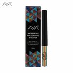 Buy AYA Waterproof Holographic Eyeliner, Galaxy, 1.6 ml | Shimmery Finish| Monochrome Effect | Jojoba Oil, Castor Oil, Vitamin E, Chamomile Oil - Purplle