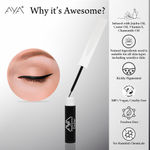 Buy AYA Waterproof Pop Eyeliner, Kohl Black, 5 ml | Matte Finish | Long Lasting, Waterproof, Smudge Proof Eyeliner | Jojoba Oil, Castor Oil, Vitamin E, Chamomile Oil - Purplle