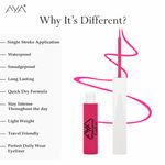 Buy AYA Waterproof Pop Eyeliner, Lotus Pink, 5 ml | Matte Finish | Long Lasting, Waterproof, Smudge Proof Eyeliner | Jojoba Oil, Castor Oil, Vitamin E, Chamomile Oil - Purplle