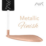 Buy AYA Metallic Liquid Eyeshadow 02 - Pink Champagne, 6 ml | Highly Pigmented | Shimmer Finish | Long Lasting | Smooth Texture - Purplle