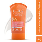 Buy Lotus Herbals Safe Sun Sunscreen Cream - Berry | SPF 20 | PA+ | Sweat & Waterproof | Non-Greasy | 50 gm - Purplle