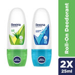 Buy Rexona Women Roll On Shower Fresh 25 ml & Rexona Women Roll On Aloe Vera 25 ml - Purplle