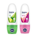Buy Rexona Women Roll On Aloe Vera 25 ml & Rexona Women Roll On Powder Dry 25 ml - Purplle
