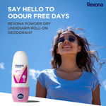 Buy Rexona Women Roll On Powder Dry 25 ml (Pack Of 2) - Purplle