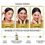Buy Streax Bright & Shine Face Serum with 18% Vitamin C+ Glycolic Acid Complex for Brightening, Dark Spots Reduction, 30 ml - Purplle