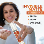 Buy Streax Invisible Matte Gel Sunscreen SPF 50 PA+++|Water Resistance, No white cast & Non-Greasy 50 gm - Purplle