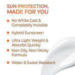 Buy Streax Sunscreen Gel Creme SPF 50 PA+++, 50g | 3% Niacinamide | Non-Oily, No White Cast 50 gm - Purplle