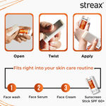 Buy Streax Sunscreen Stick SPF 60 PA++++|Broad-Spectrum UV Care|Travel-Friendly & Fuss-Free Application 20 gm - Purplle