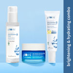 Buy Plum Radiance Care Trio - 2% Niacinamide Sunscreen SPF 50 PA+++ | 50 gm + 3% Niacinamide & Rice Water Alcohol- 150 ml + 2% Niacinamide & Rice Water Clear Moisture Gel Cream - 50 gm - Purplle