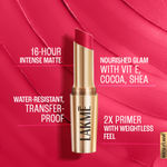 Buy Lakme 9to5 Powerplay Priming Matte Lipstick, Lasts 16hrs, Scarlet Surge, 3.6 gm - Purplle