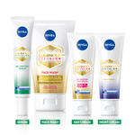 Buy NIVEA Luminous Serum + Face Wash + Day Cream + Night Cream Even Glow Regime Combo ( Combo of 4) - Purplle