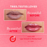 Buy Cuffs N Lashes Shea Butter Vitamin E Castor Oil- Lip Mask- PEACH FUZZ 8 gm - Purplle