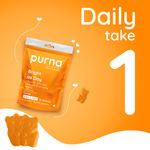 Buy Purna Gummies Vitamin C Orange Gummies with Vitamin D3, and Zinc, for Immunity & Clear Skin, 30 Gummy Bears - Purplle