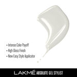 Buy Lakme Absolute Gel Stylist Nail Color, Snowball (12 ml) - Purplle
