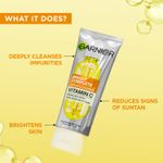Buy Garnier Vitamin C + Serum Face Wash | Visibly Brighter Skin in Just 1 Wash | Gentle cleanser for Skin Brightening & Tan Removal | For dry , oily , sensitive skin | Facewash for Women & Men | 100 gm - Purplle