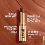 Buy Lakme 9to5 Powerplay Priming Matte Lipstick, Lasts 16hrs, Rustic Brown, 3.6 gm - Purplle