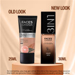 Buy FACES CANADA All Day Hydra Matte Foundation | 3-in-1 Foundation + Moisturizer + SPF30 | 10HR Long Wear | Buildable Coverage | Caramel Natural 023, 30 ml - Purplle