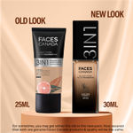 Buy FACES CANADA All Day Hydra Matte Foundation | 3-in-1 Foundation + Moisturizer + SPF30 | 10HR Long Wear | Buildable Coverage | Medium Natural 022, 30 ml - Purplle
