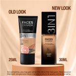 Buy FACES CANADA All Day Hydra Matte Foundation | 3-in-1 Foundation + Moisturizer + SPF30 | 10HR Long Wear | Buildable Coverage | Soft Sand 041, 30 ml - Purplle