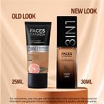 Buy FACES CANADA All Day Hydra Matte Foundation | 3-in-1 Foundation + Moisturizer + SPF30 | 10HR Long Wear | Buildable Coverage | Warm Sand 042, 30 ml - Purplle